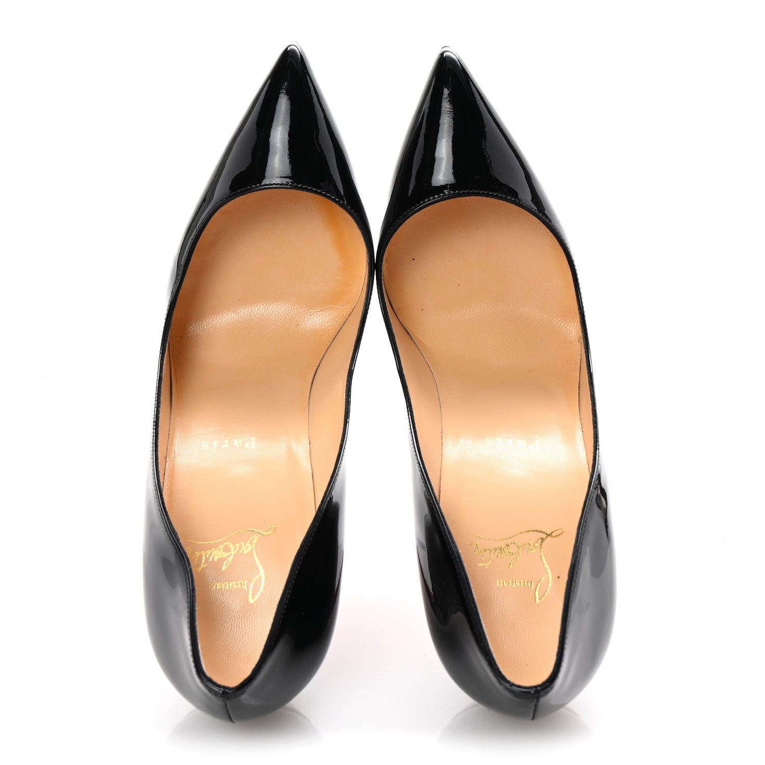 Christian Louboutin Patent Pigalle Follies 100 Pumps 39 Black 2 of 9