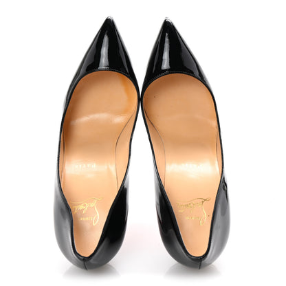 Christian Louboutin Patent Pigalle Follies 100 Pumps 39 Black 2 of 9