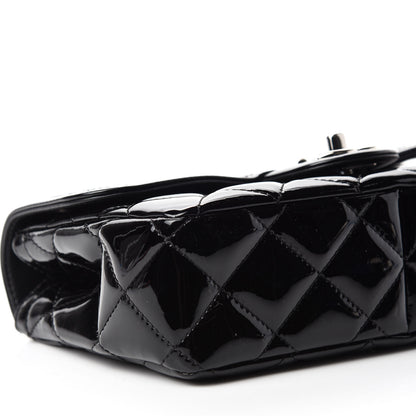 Chanel Patent Quilted Small Coco Shine Flap Black 6 of 10
