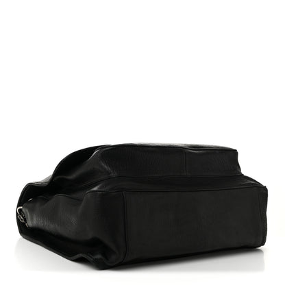 Saint Laurent Grained Lambskin Monogram Oversized Niki Chain Satchel Black 4 of 12