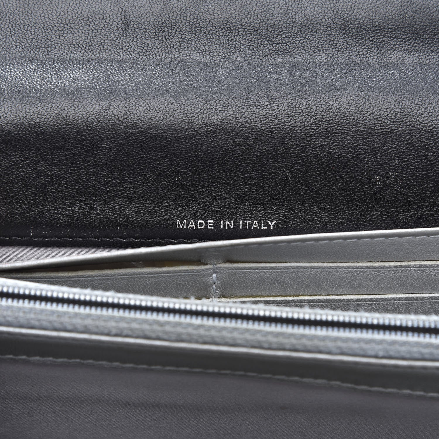 Chanel Lambskin Embossed Camellia Large Gusset Flap Wallet Black 7 of 11