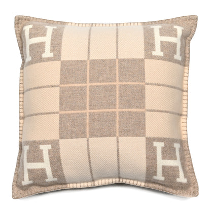 Hermes Wool Cashmere Avalon III Pillow PM Coco Camomille 1 of 3