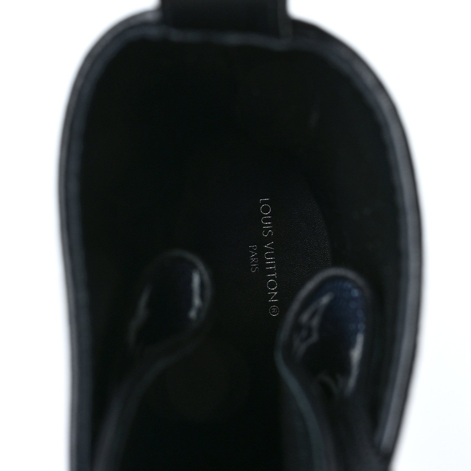 Louis Vuitton Denim Calfskin Metropolis Flat Ranger Boot 39 Navy Blue 7 of 8