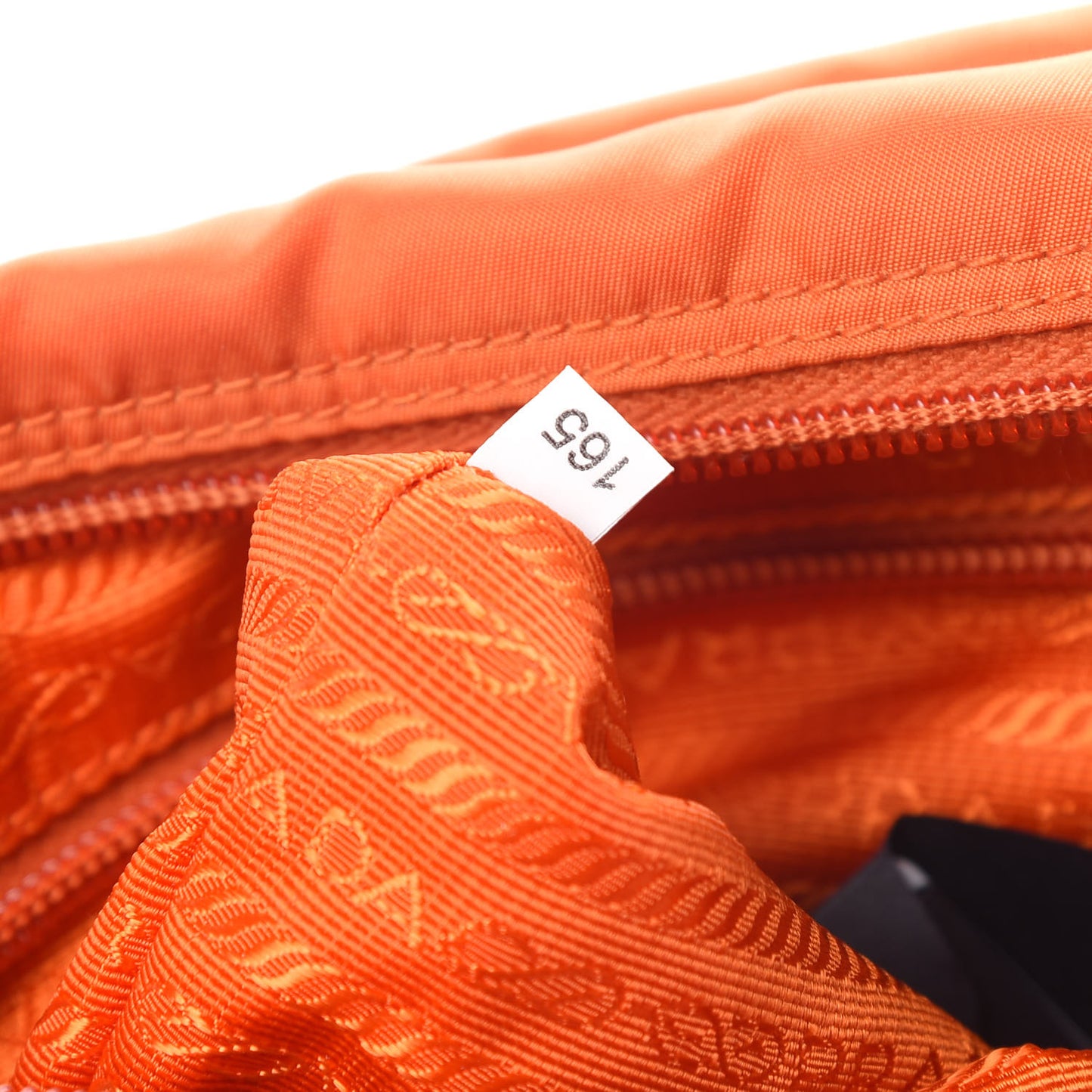Tessuto Nylon Saffiano Messenger Bag Papaya