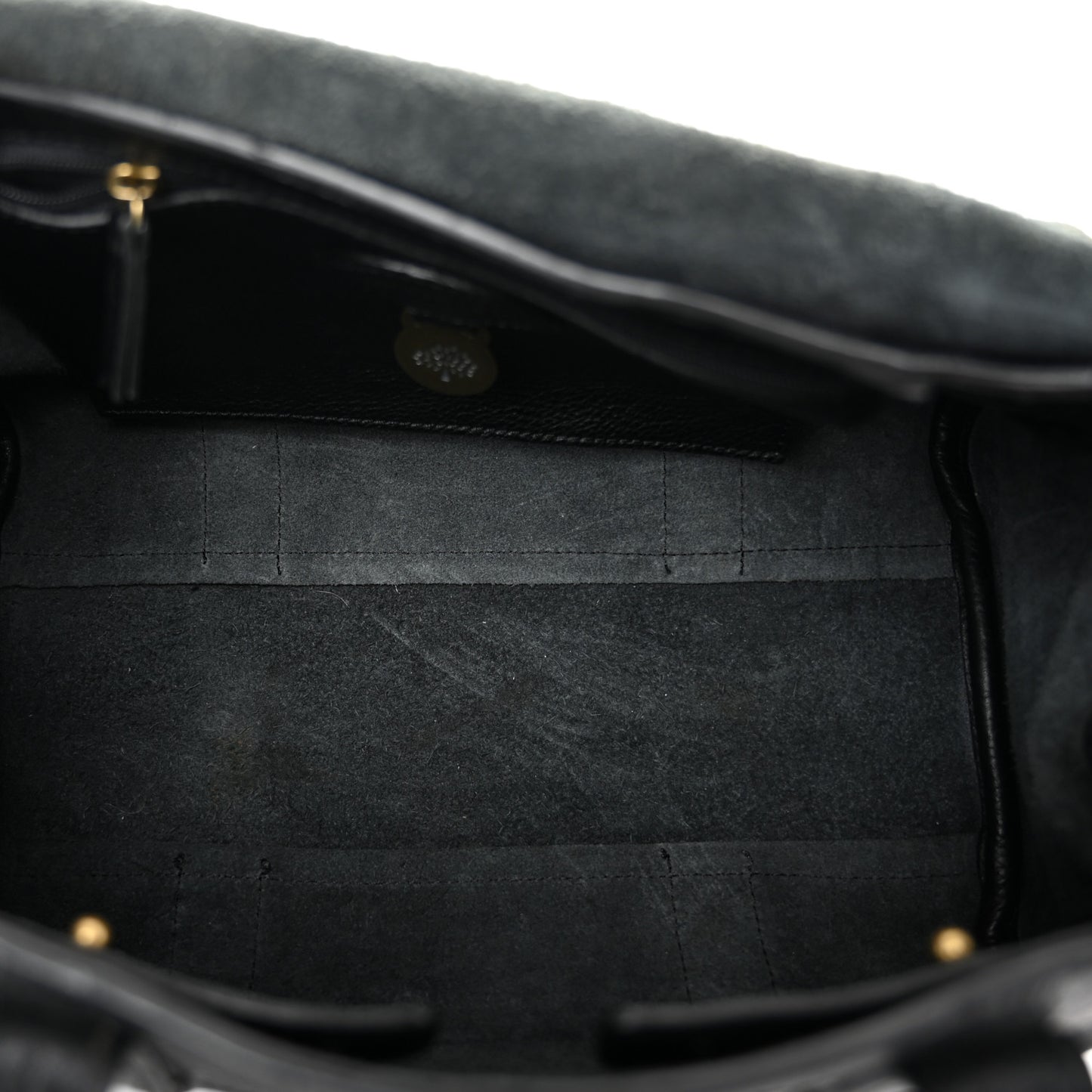 Natural Vegetable Tanned Small Bayswater Black