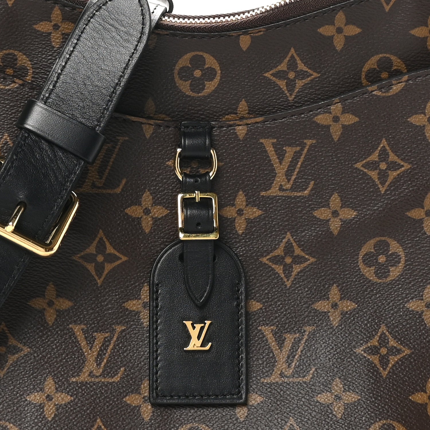 Louis Vuitton Monogram Odeon MM Black 7 of 9