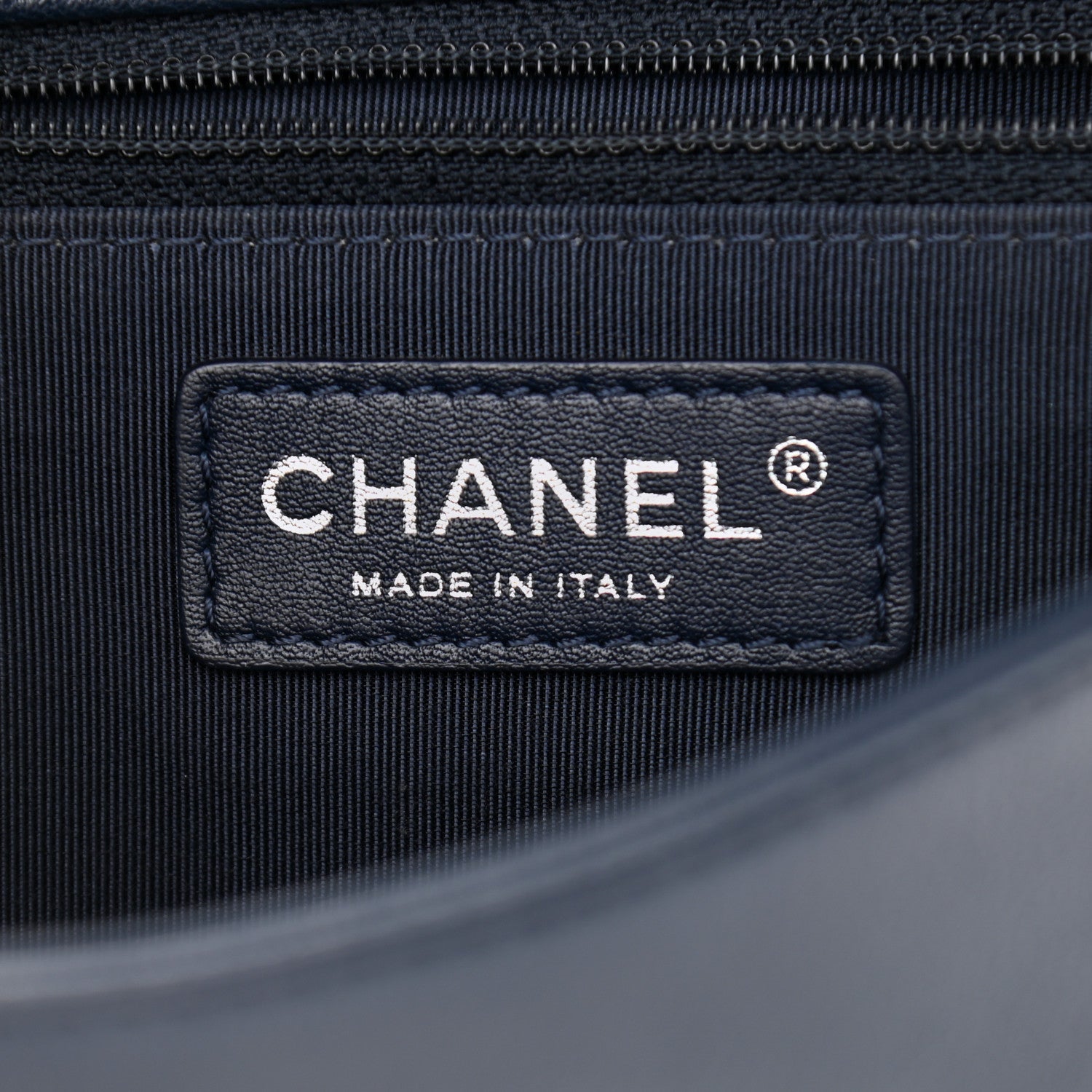 Chanel Sheepskin Quilted Medium Vintage Mademoiselle Flap Dark Navy 6 of 13