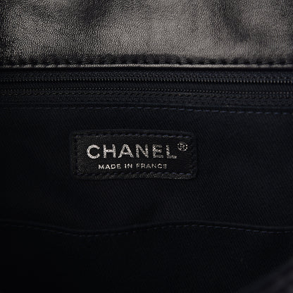 Chanel Lambskin Quilted Messenger Bag Dark Navy 6 of 14