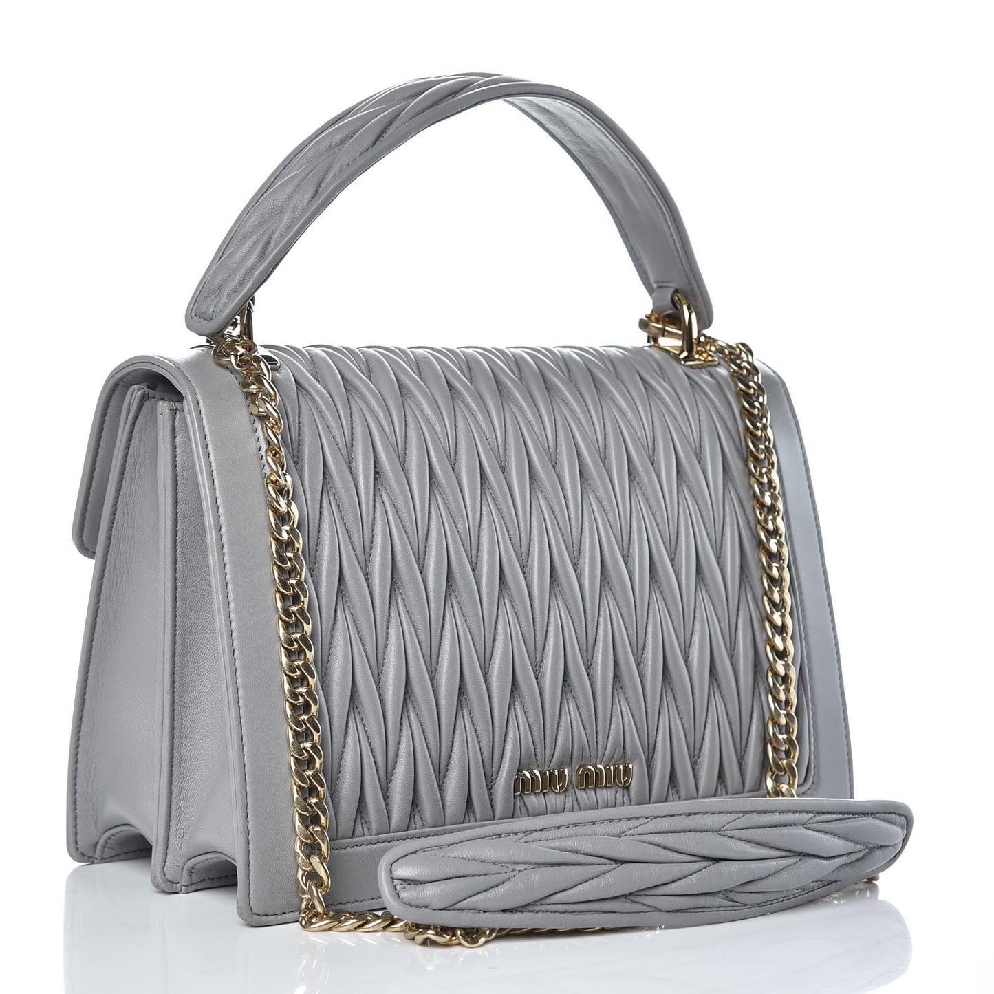 Nappa Confidential Matelasse Top Handle Nube