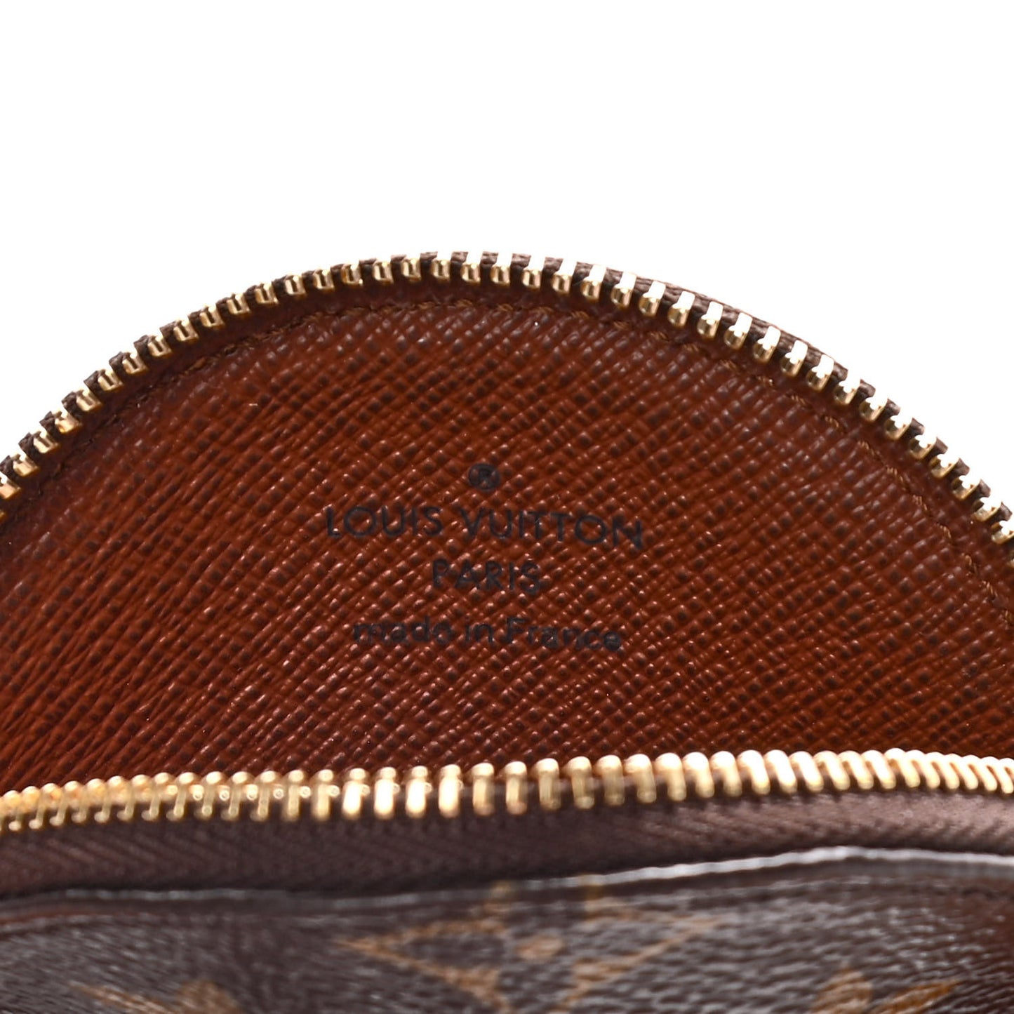 Monogram Round Coin Purse