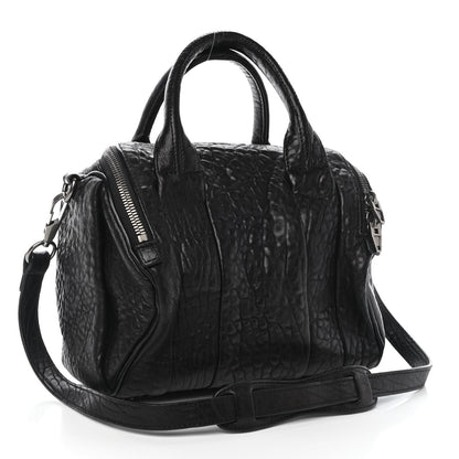 Alexander Wang Pebbled Lambskin Rockie Black Nickel Hardware 2 of 7