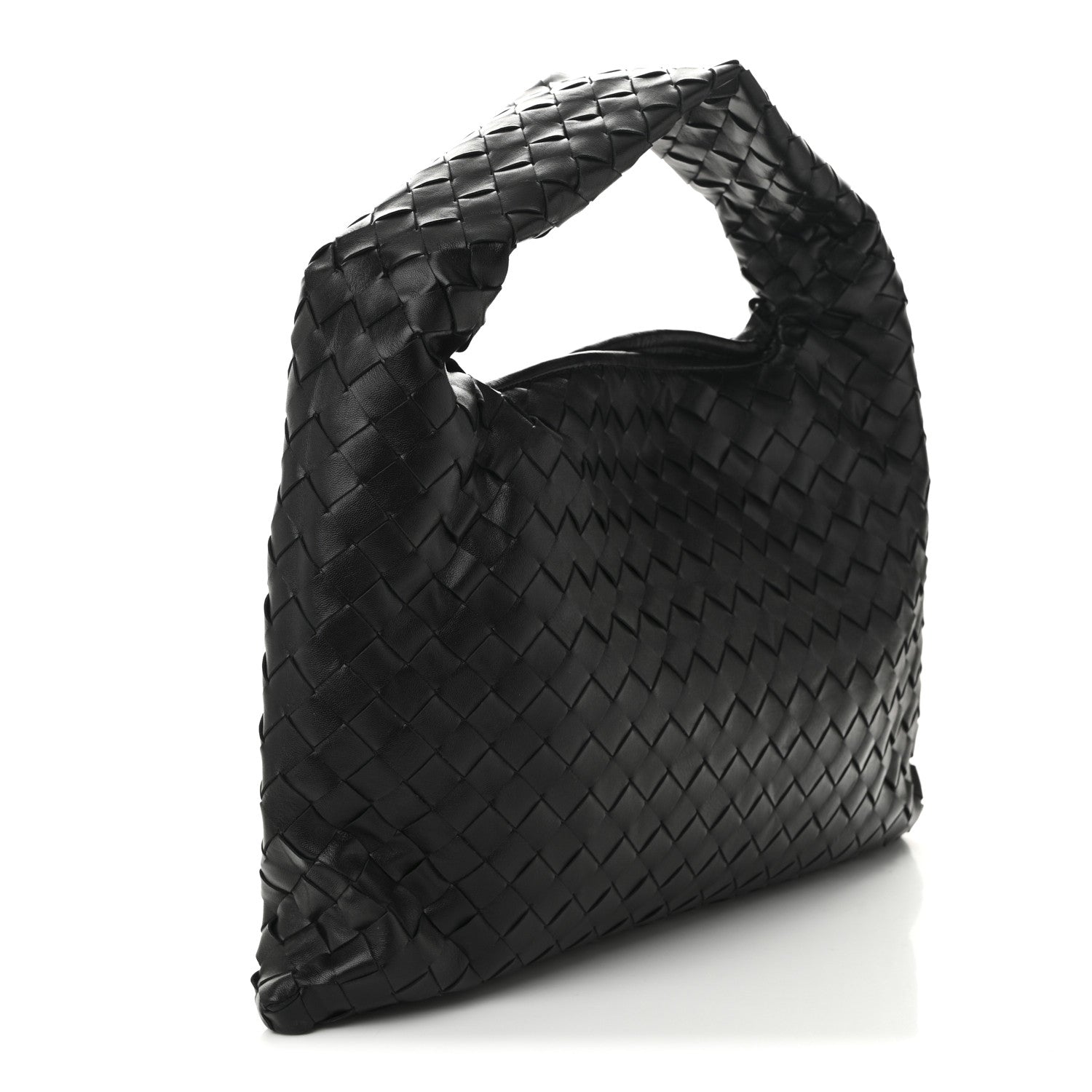 Bottega Veneta Calfskin Intrecciato Small Hop Black 3 of 10