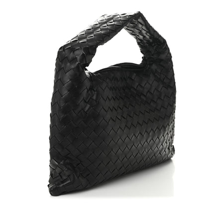 Bottega Veneta Calfskin Intrecciato Small Hop Black 3 of 10