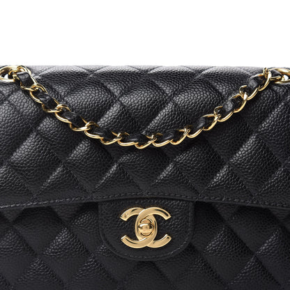 Chanel Caviar Quilted Small Double Flap Black 12 of 13