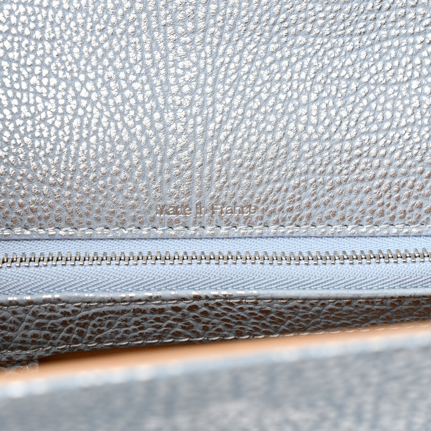 Delvaux Metallic Crispy Calfskin Metal Glam MM Tempete Satchel Flashlight 6 of 11