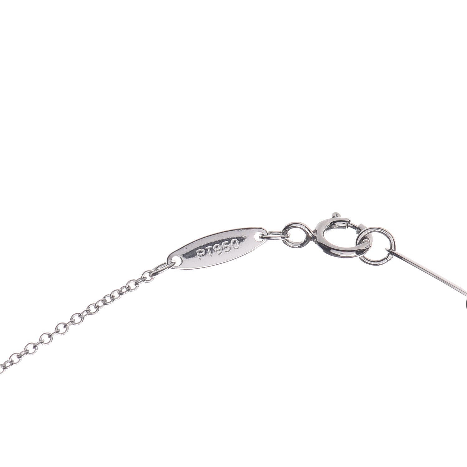 Tiffany Platinum Diamond High Heel Stiletto Shoe Pendant Necklace 8 of 8