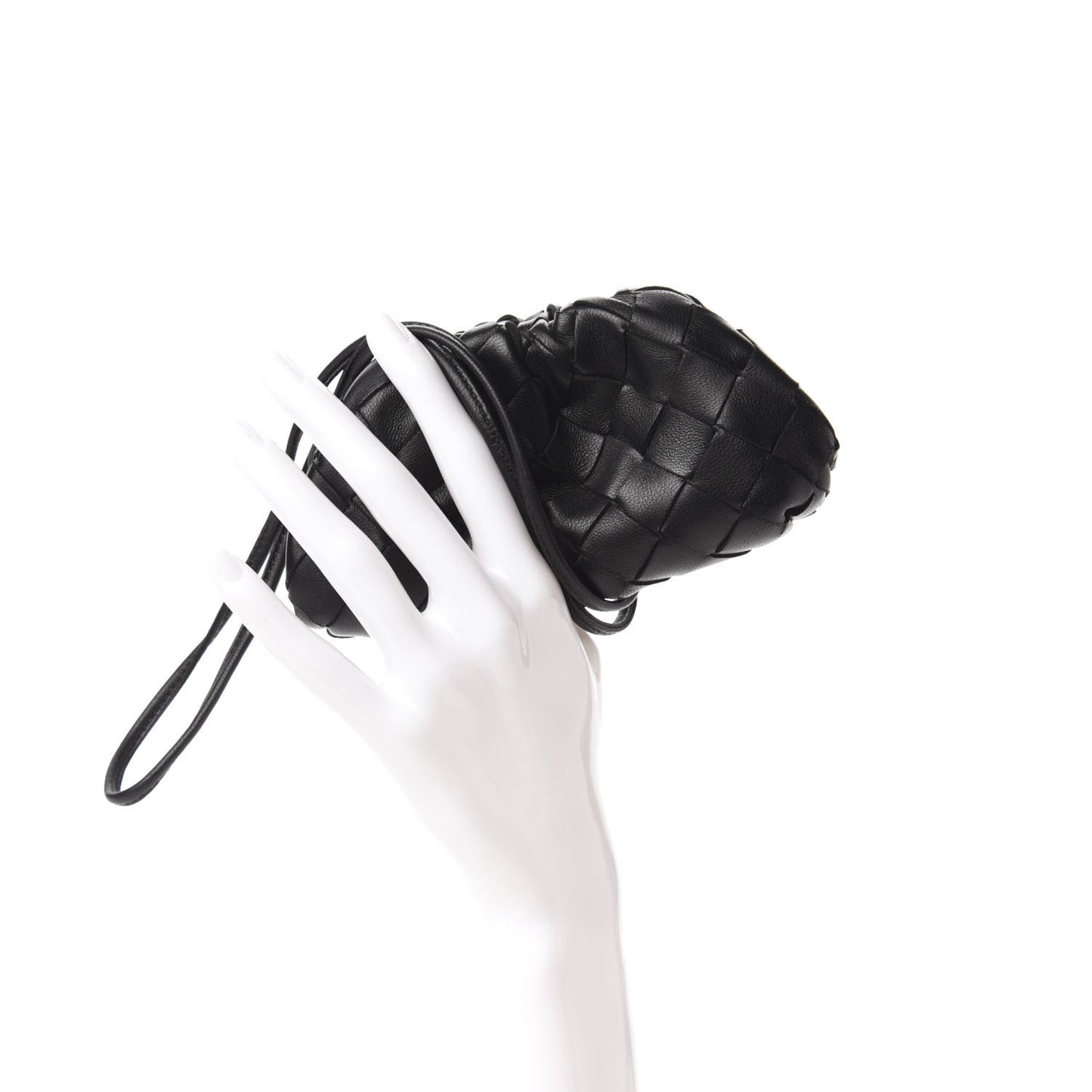 Nappa Intrecciato Coin Purse Black