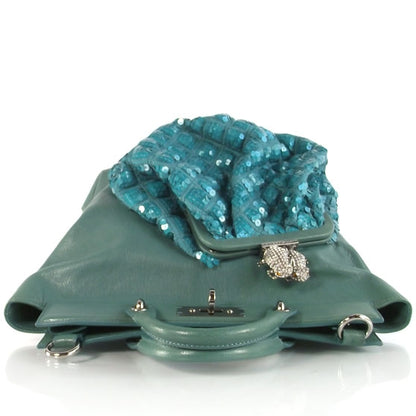 Marc Jacobs Leather Sequin Duffy Frog Tote 5 of 9