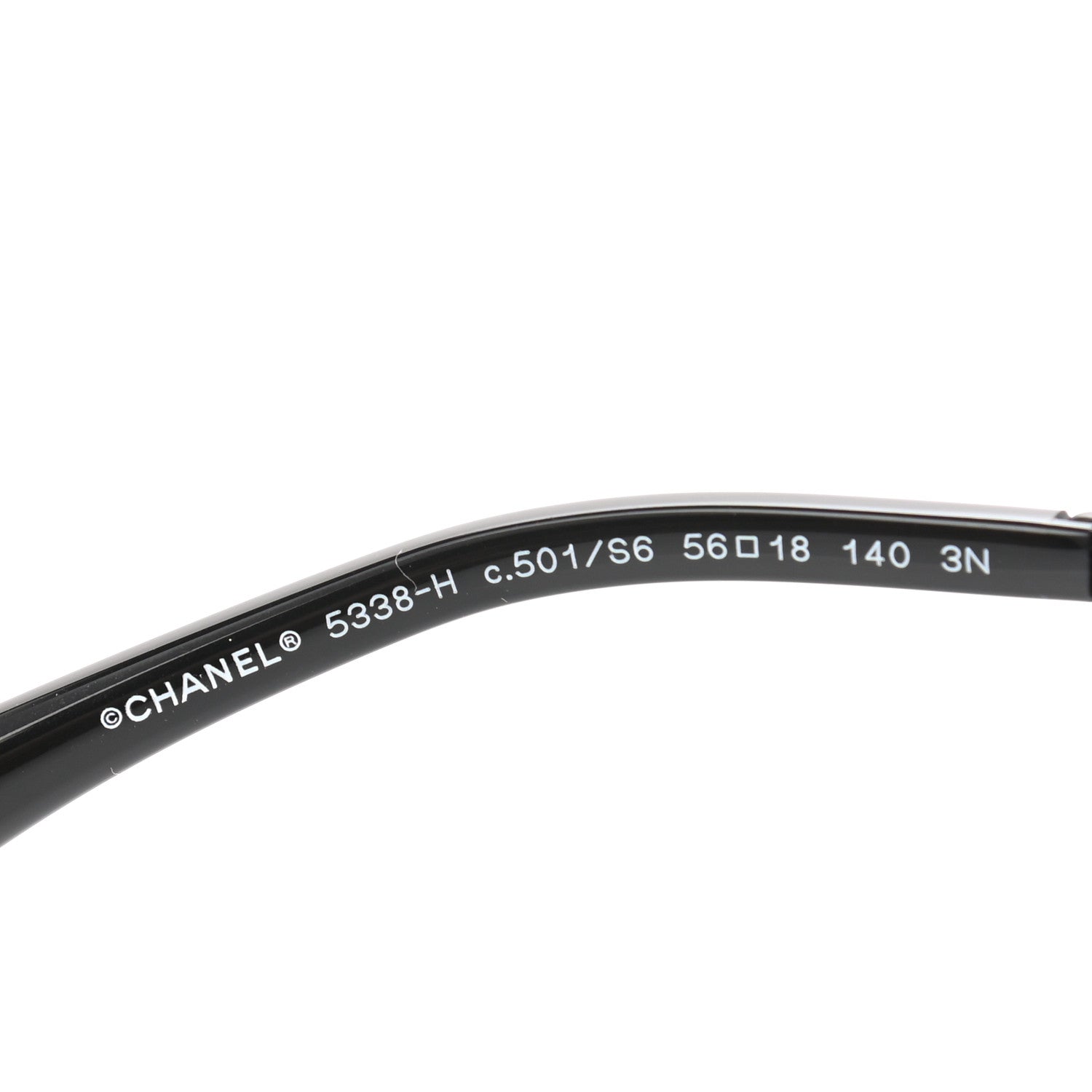 Chanel Pearl Sunglasses 5338-H Black 5 of 6