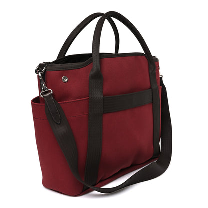 Hermes Toile Sac De Pansage Groom Rouge H Chocolate 4 of 11
