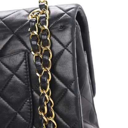 Chanel Lambskin Quilted Medium Double Flap Black 18 of 18