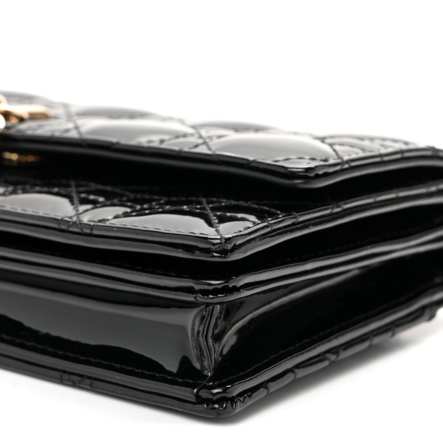 Christian Dior Patent Cannage Mini My Dior Bag Black 10 of 11