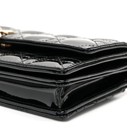 Christian Dior Patent Cannage Mini My Dior Bag Black 10 of 11