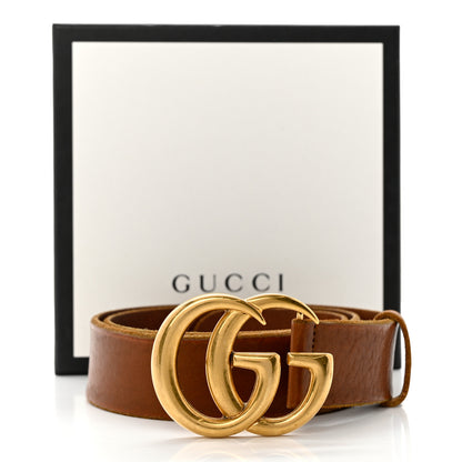 Gucci Faded Calfskin Double G 40mm Belt 85 34 Cuir 4 of 4