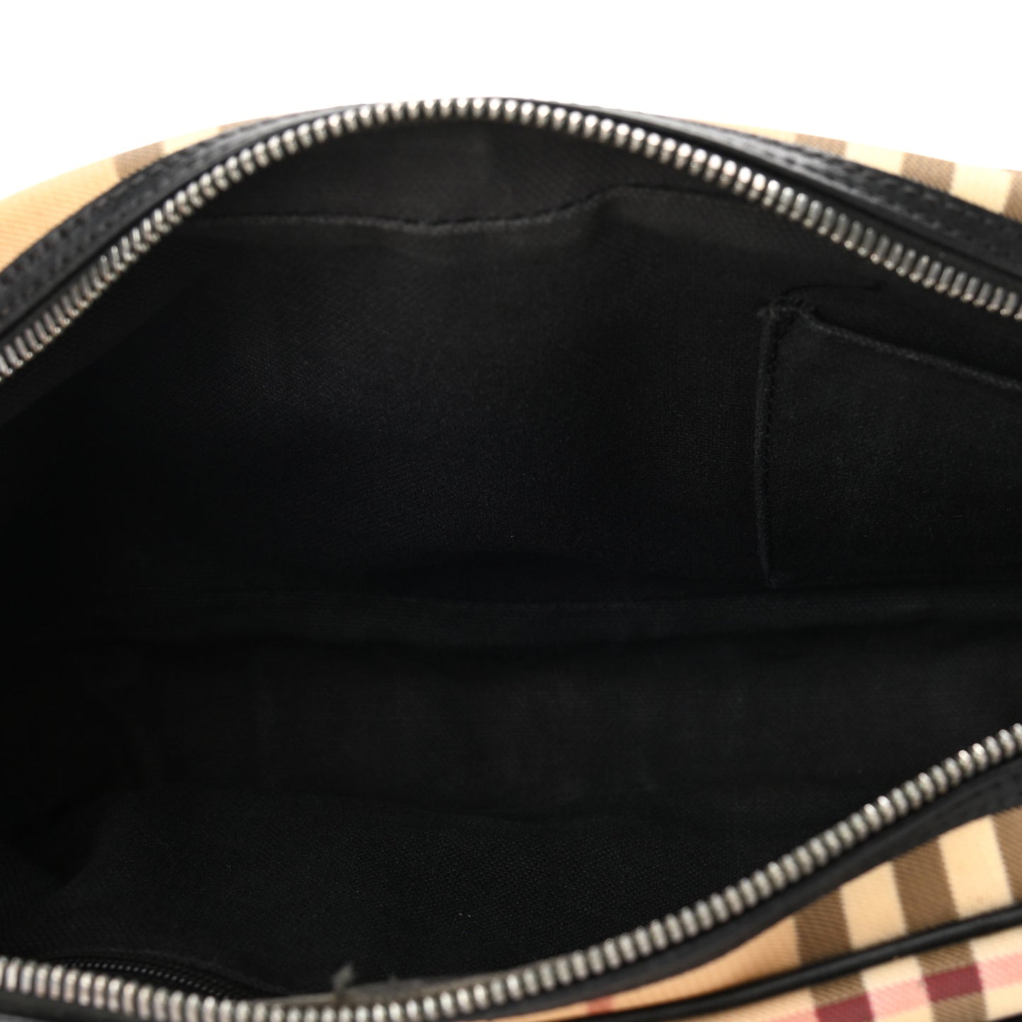 House Check Studded Satchel Black