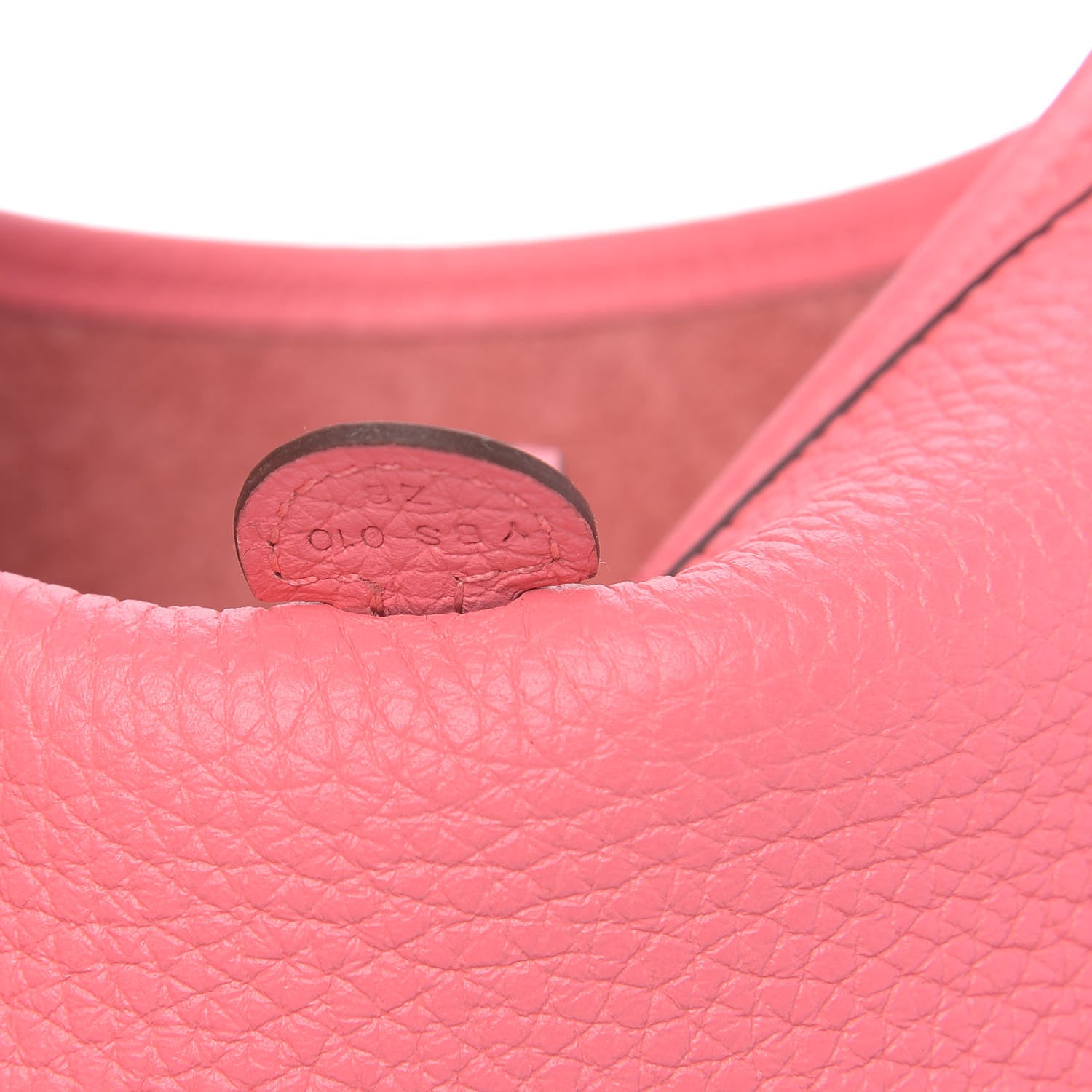 Hermes Taurillon Clemence Allegro Evelyne TPM Rose Azalee Rose Confetti 7 of 10
