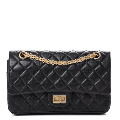 Chanel Aged Calfskin Quilted 2.55 Reissue 225 Flap Black 1 of 14