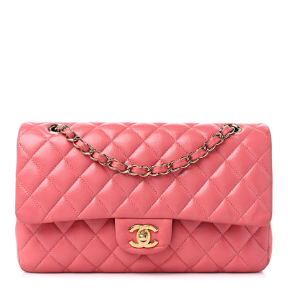 Chanel Caviar Quilted Medium Double Flap Pink 1 of 17
