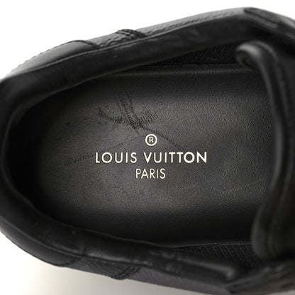 Louis Vuitton Reverse Monogram Eclipse Mens Rivoli Sneakers 10 Black 7 of 8