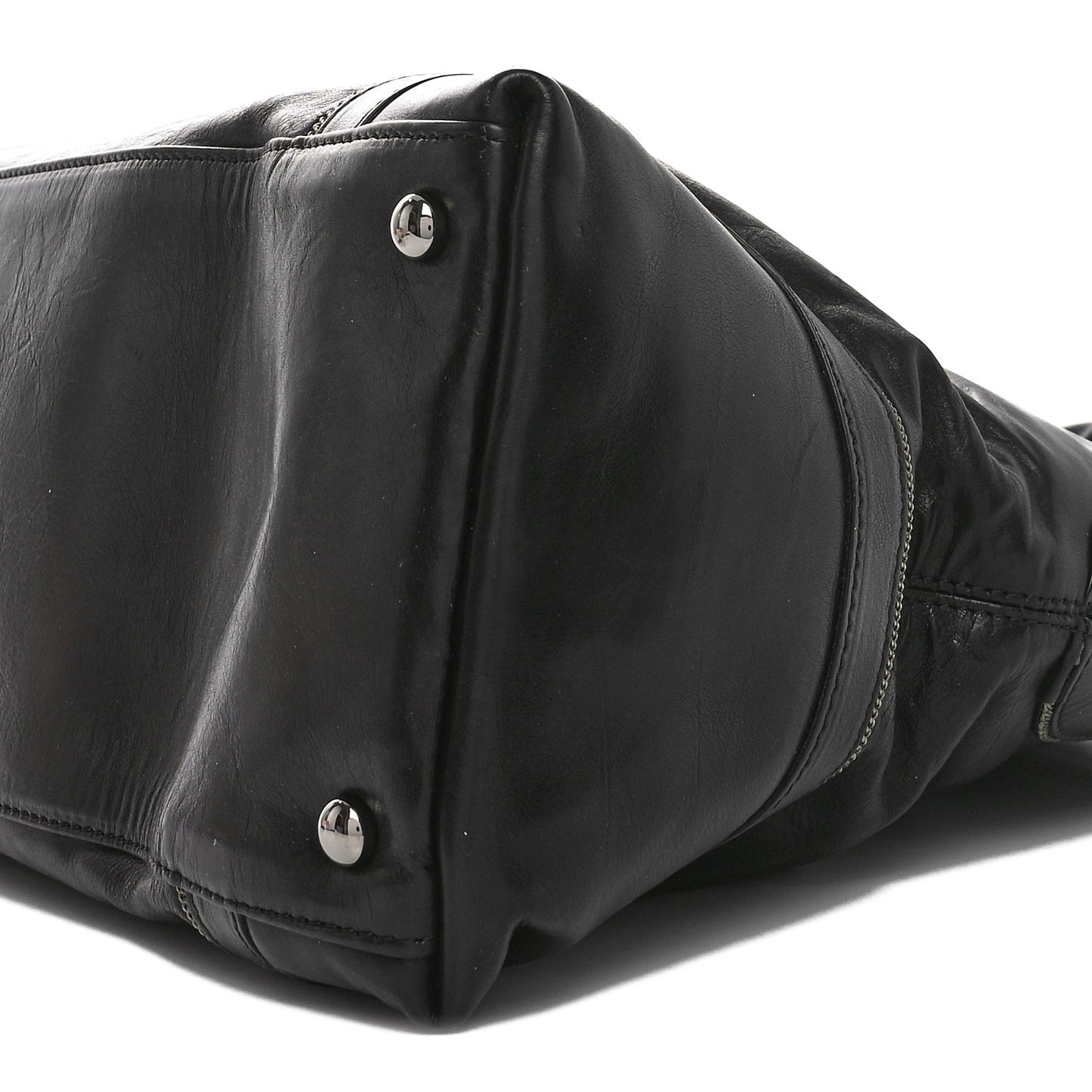 Lambskin East West Soho Shopper Black