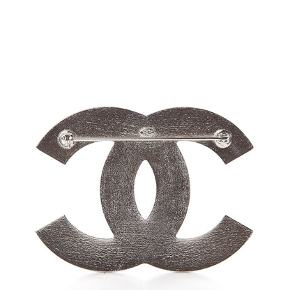 Chanel Chain CC Large Brooch Silver 2 of 3