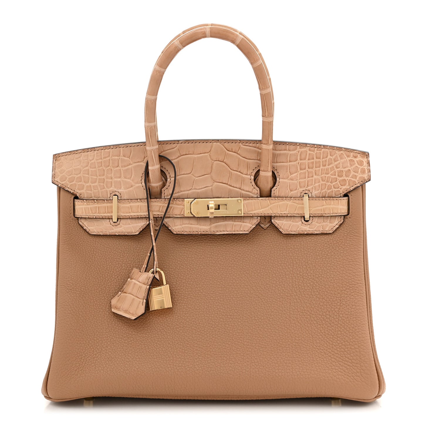 Togo Matte Alligator Birkin Touch 30 Chai
