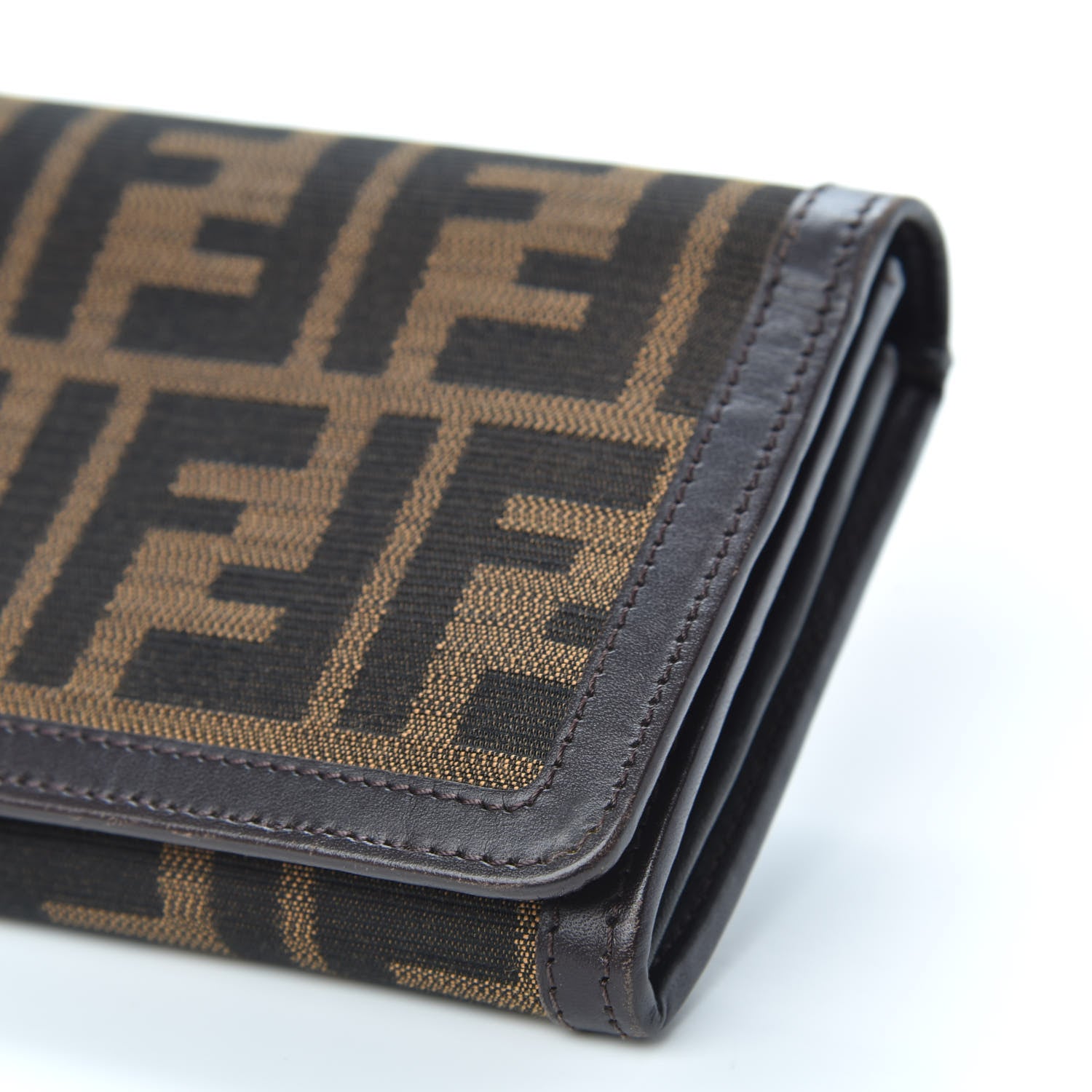 Fendi Zucca Continental Wallet Tobacco Moro 8 of 11