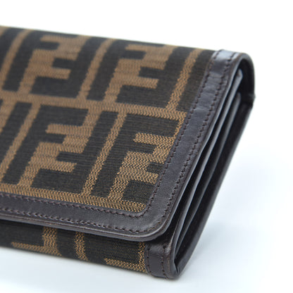 Fendi Zucca Continental Wallet Tobacco Moro 8 of 11