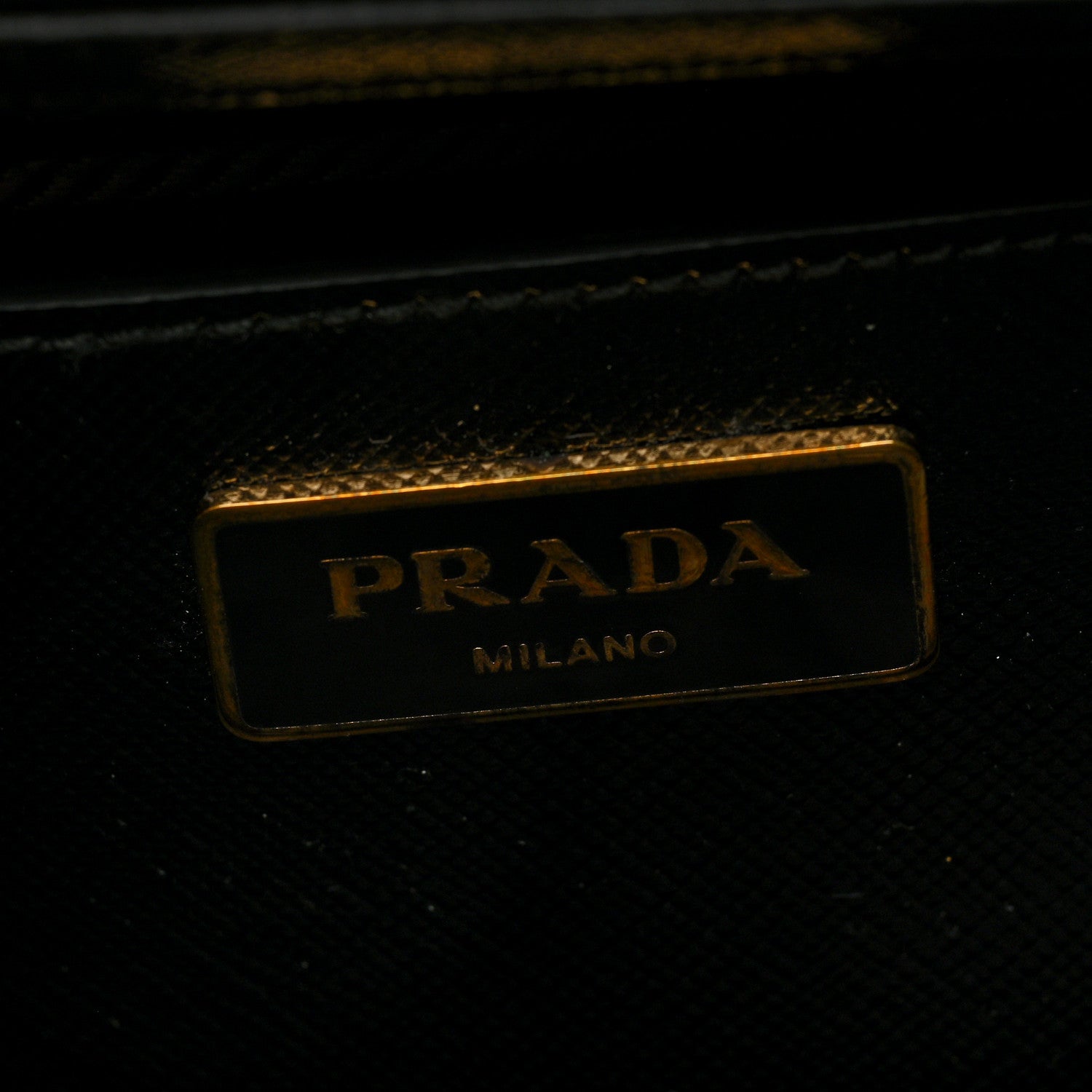 Prada Saffiano Lux Bowler Black 6 of 9