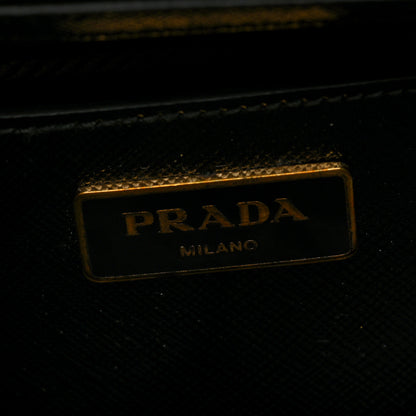 Prada Saffiano Lux Bowler Black 6 of 9