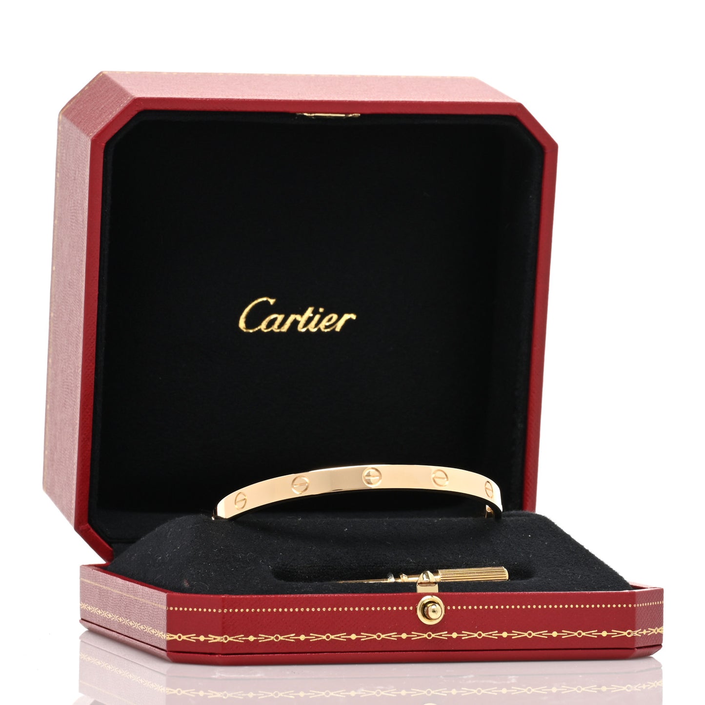 18K Yellow Gold LOVE Bracelet 20