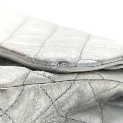 Chanel Metallic Aged Calfskin Quilted 2.55 Reissue 226 Flap Silver 12 of 15
