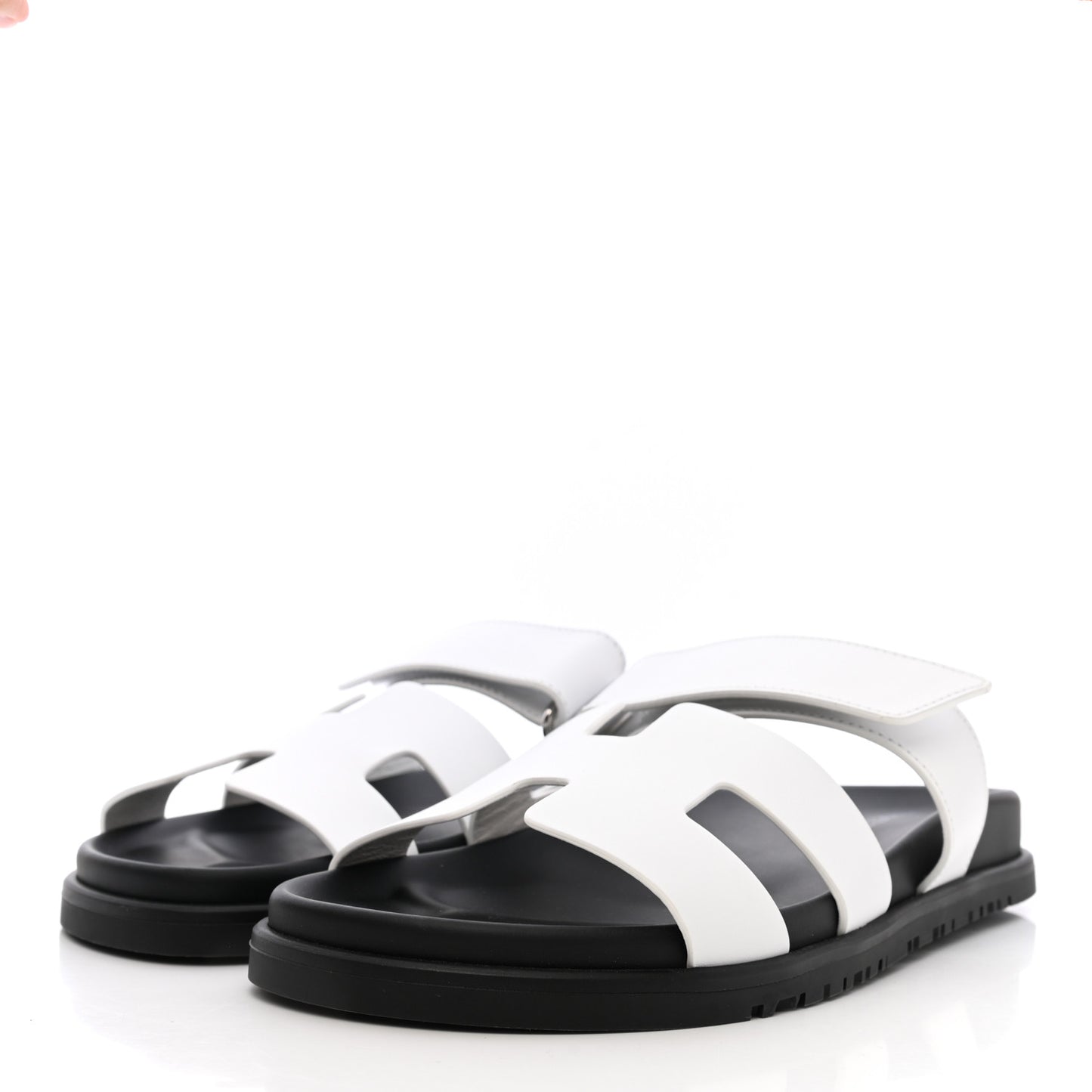 Calfskin Womens Chypre Sandals 39 White