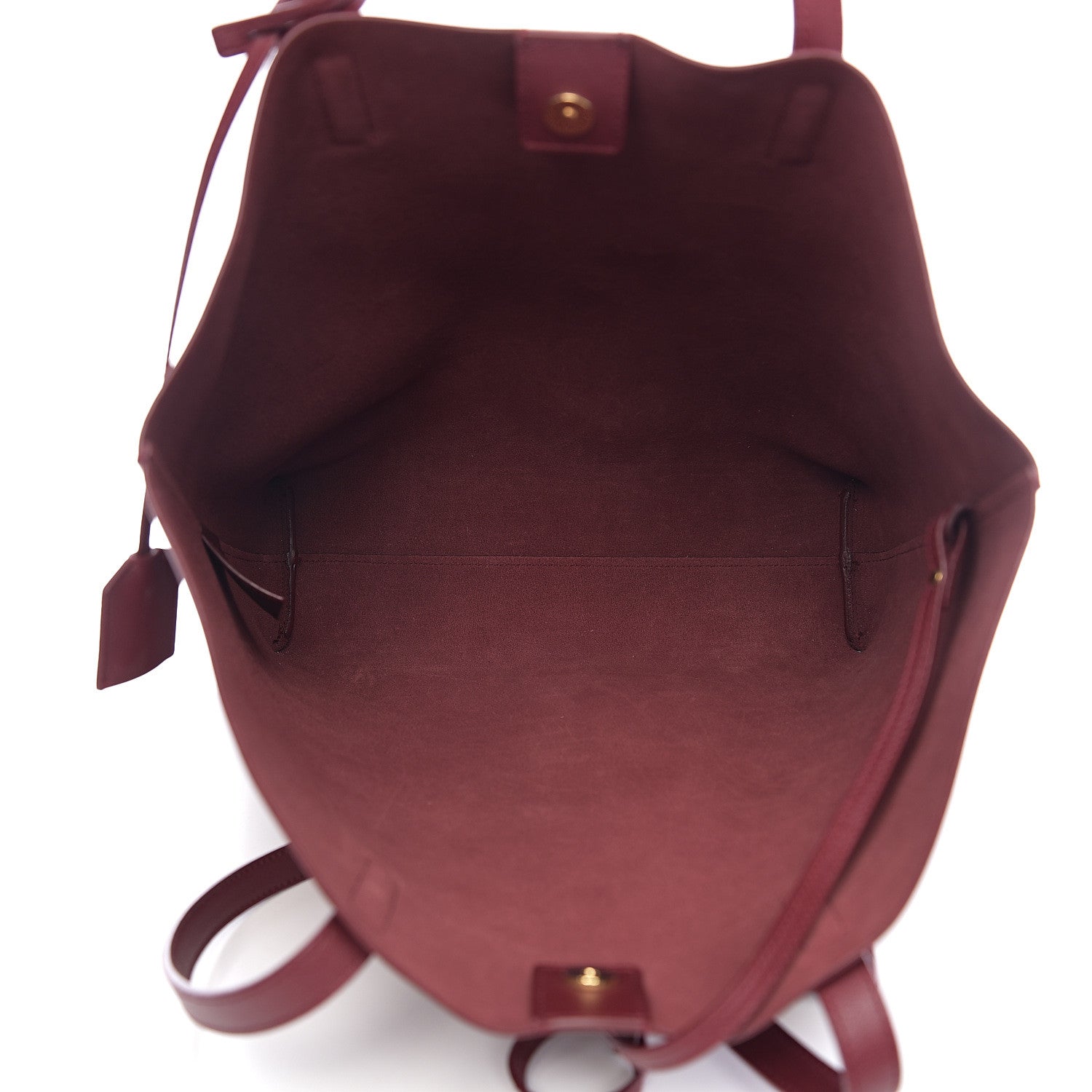 Saint Laurent Calfskin Medium Shopping Tote Palissandre 4 of 9