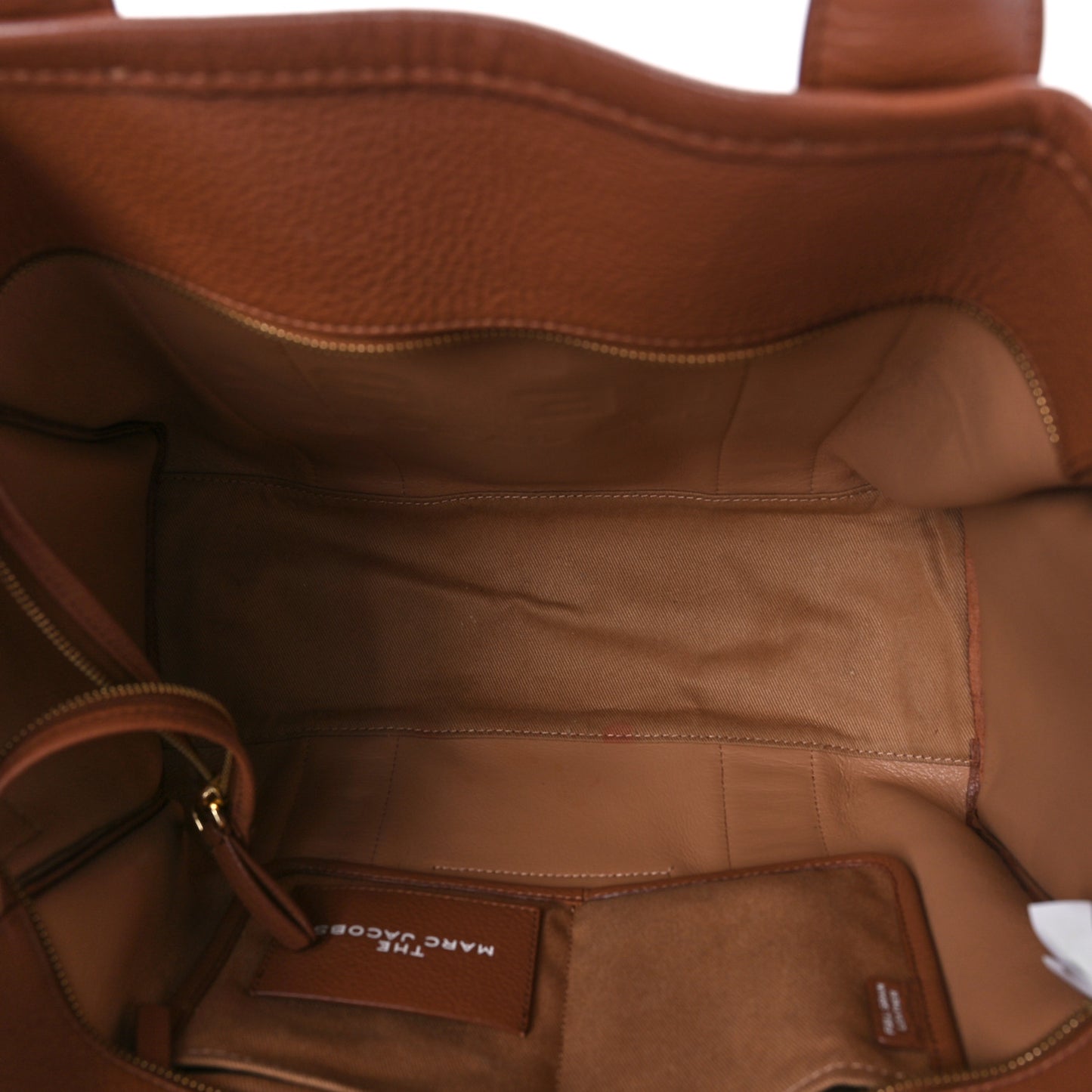 Grained Calfskin Large The Tote Bag Argan Oil