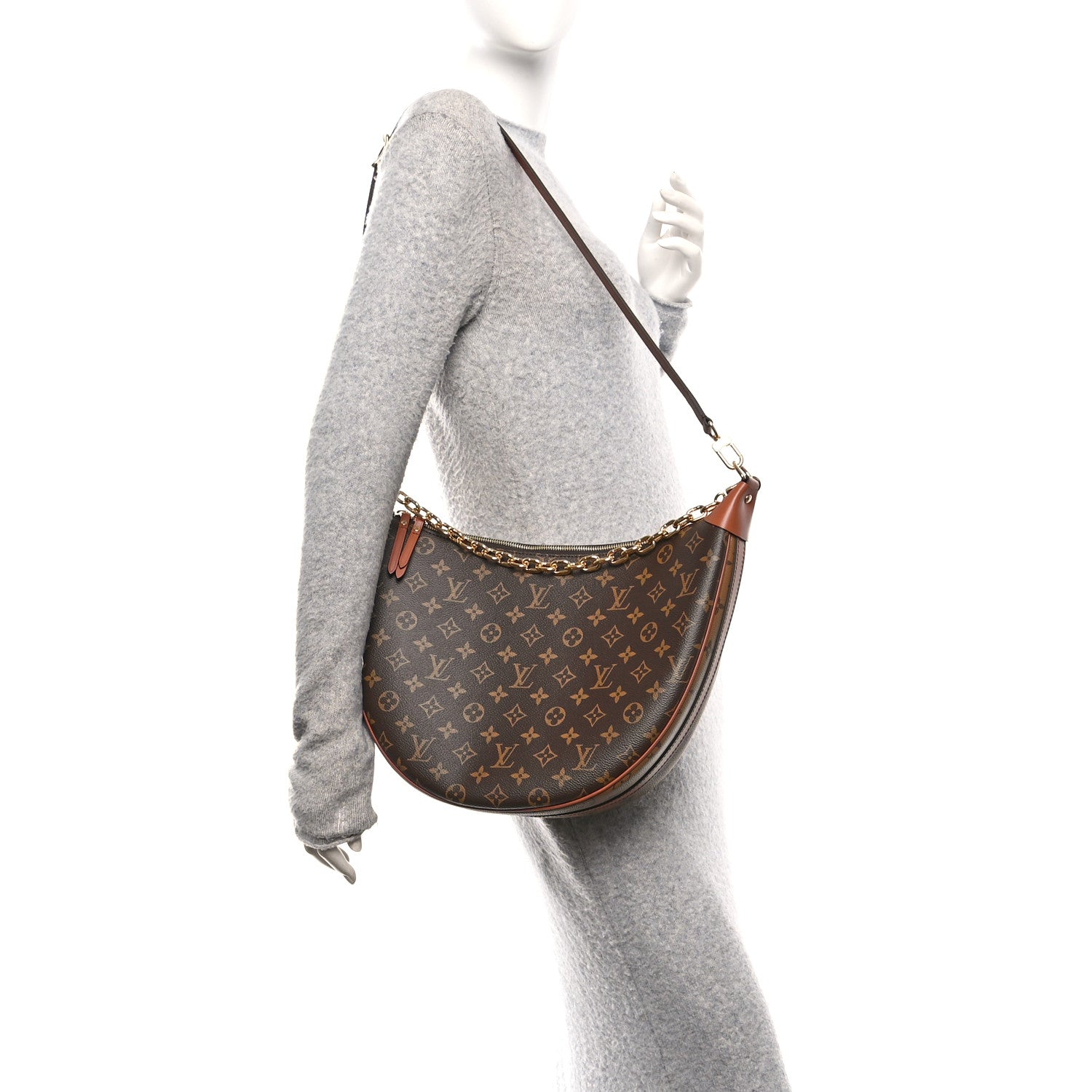 Louis Vuitton Reverse Monogram Loop Hobo 2 of 13