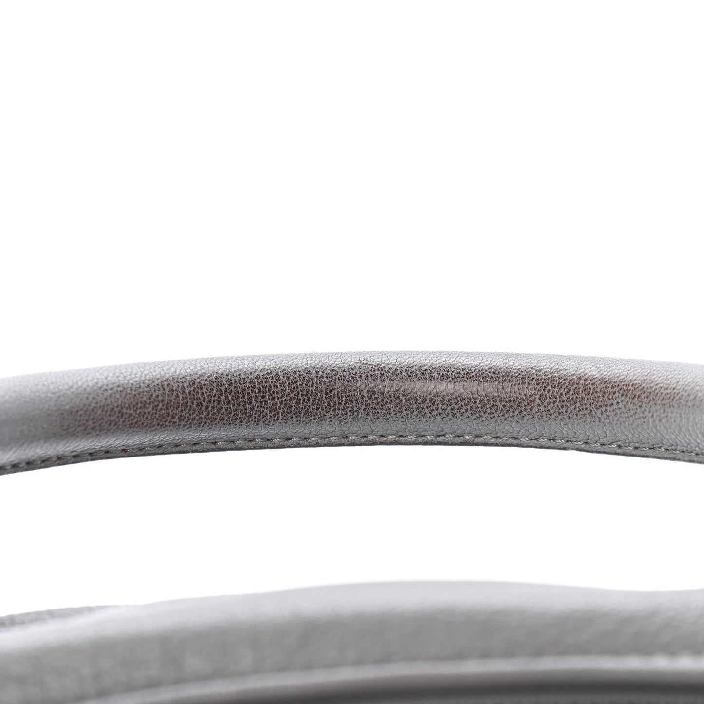Sugar Goatskin Small Pandora Pearl Grey