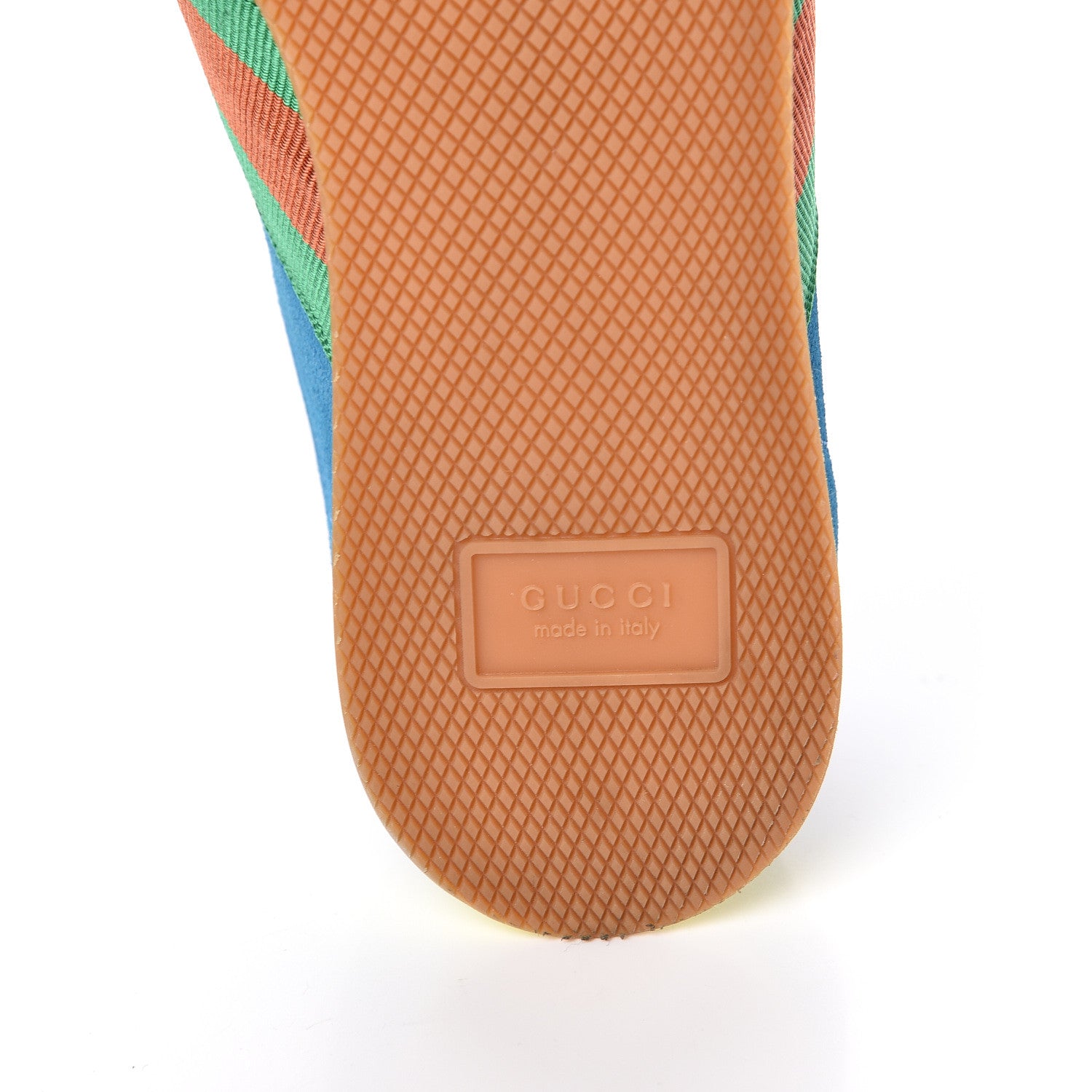 Gucci Suede Web Womens Rocket Sneakers 38 Bright Splash Thunder 6 of 9