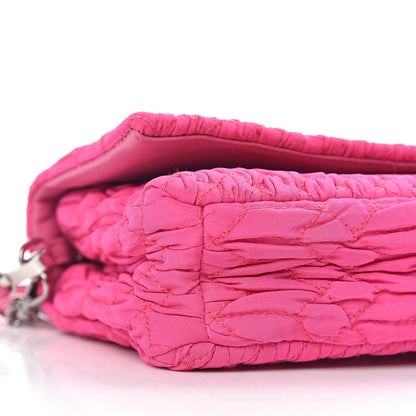 Miu Miu Faille Matelasse Crystal Flap Clutch Pink 9 of 10