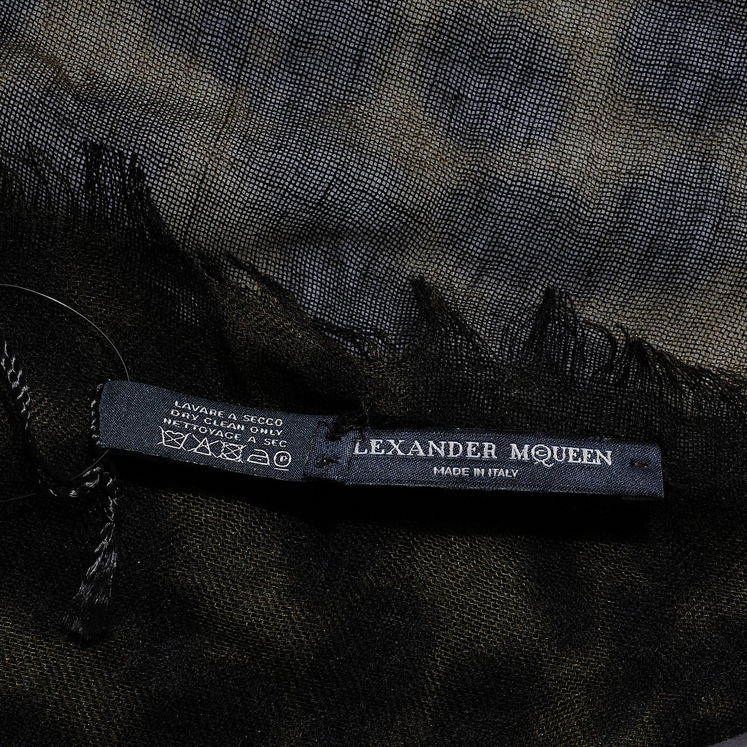 Alexander McQueen Cashmere Silk Leopard Skull Pashmina Scarf 4 of 5